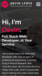 Mobile Screenshot of devinlewis.com